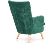 RAVEL - fauteuil - stof - klassiek - 70x100x78 cm - groen