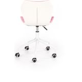 MATRIX - kinderbureaustoel - roze/wit - 48x79-88x57 cm