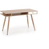 Bureau - met lade - hout - 120x75x60 cm - wit