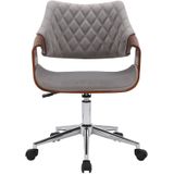 COLT - bureaustoel - 80-90x64x58 cm - bruin grijs
