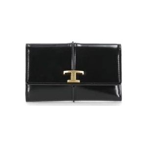 Tod's Wallets Cardholders , Black , Dames , Maat: ONE Size