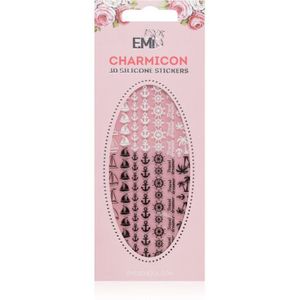 emi Charmicon Cruise Black/White nagelstickers 3D #50 1 st