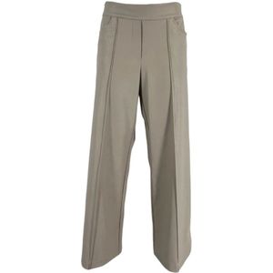 D.Exterior, Dames, Broeken, Groen, Maat: M Leer,