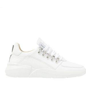 Nubikk Witte Leren Chunky Sole Sneaker , White , Heren , Maat: 46 EU