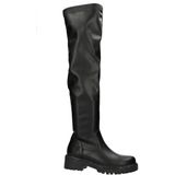 La Strada - Overknee Laarzen - Zwart - Kunstleer