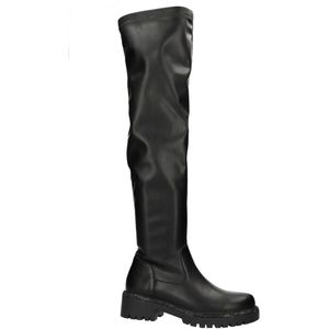 La Strada - Overknee Laarzen - Zwart - Kunstleer