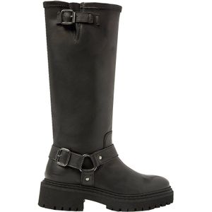 Nubikk - FRANKIE LEV Kuitlaarzen - Zwart - Leer