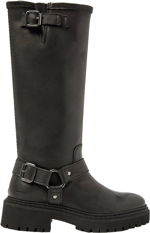 Nubikk - FRANKIE LEV Kuitlaarzen - Zwart - Leer