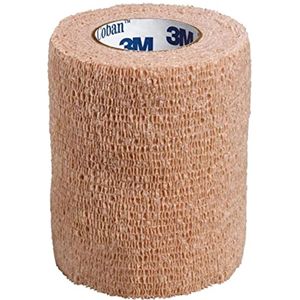 Piri sport coban compressie tape in de kleur wit/naturel.