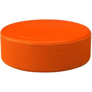 Nijdam ijshockeypuck in de kleur oranje.