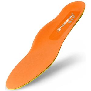 Mysole inlegzool voor voetbalschoenen in de kleur oranje.