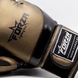 Forza synthetic boxing gloves antique gold -