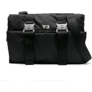 Y-3, Tassen, Heren, Zwart, ONE Size, Nylon, Bags