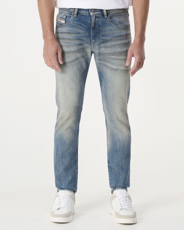 Heren Veterschoenen Mephisto Rainbow Sportbuck Denim Navy