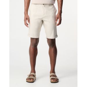 Genti - Korte Broek - Beige - Hoogwaardige Materialen