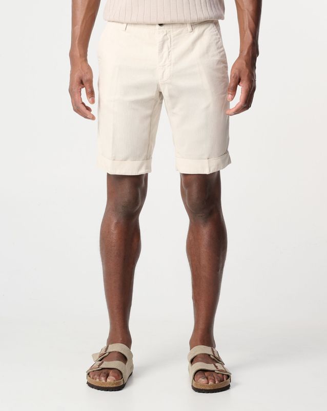 Mason's - Short - Korte Broek - Ecru - Hoogwaardig Katoen