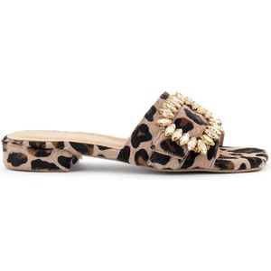 Birkenstock - Arizona - Gezondheidsslippers - Glanzend Zilver - Smal Voetbed