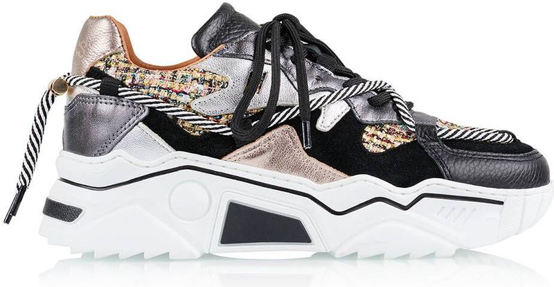 DWRS - JUPITER J5554C-56 - Sneakers - Zwart - JUPITER TWEED