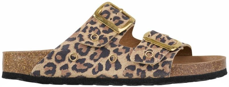 Dwrs - Madrid - Slippers - Bruin - Kunststof