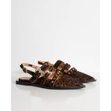 Toral - Madison Clogs - Bruin - Leer - Slip-on Design - Ronde Neus - Lage Hak