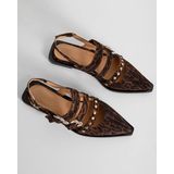 Toral - Madison Clogs - Bruin - Leer - Slip-on Design - Ronde Neus - Lage Hak