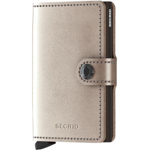 Secrid Miniwallet Metallic Champagne Brown