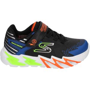 Skechers - S Lights Flex Glow - Sneakers - Zwart Blauw