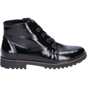 Waldlaufer - 772804 - Veterboot - Zwart - H-wijdte - Lakleer