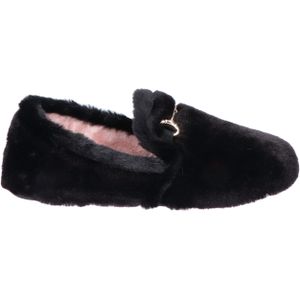 Gioia - Pylaro - Pantoffel - Zwart - Imitatiebont - Uitneembaar Voetbed