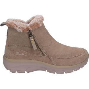 Skechers - Relaxed Fit - Enkellaarsje - Taupe - Water- en Vlekbestendig