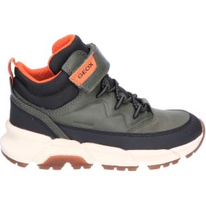 Geox - Flexiper Plus ABX - Hoge Sneaker - Military Orange - Waterbestendig