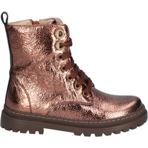 Shoesme - NT24W007 - Biker Boot - Metallic - Leren