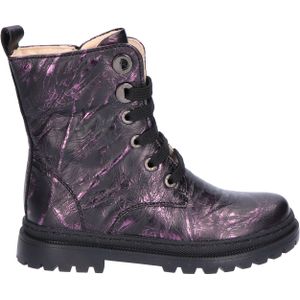 Shoesme - NT24W007 - Biker Boot - Metallic - Craquele Look