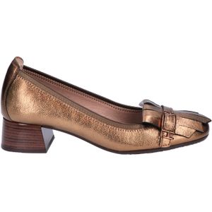 Hispanitas - HI243668 - Pump - Old Gold - Metallic Leer