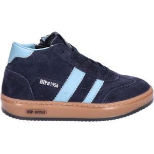 Hip - H1253 - Hoge Basket Sneaker - Donkerblauw