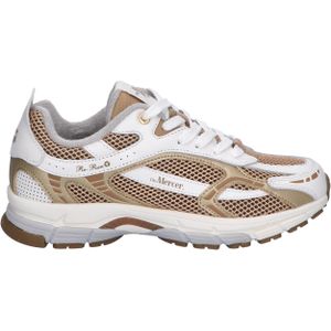 Mercer Amsterdam - Re-Run - Lage Sneaker - Wit - Goud