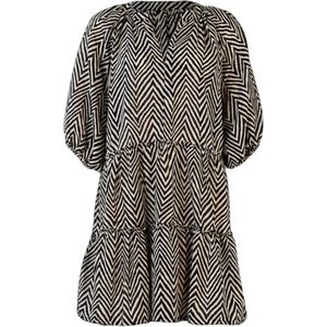 Barts - Adelia - Jurk - Blauw Zwart Wit - 100% Katoen