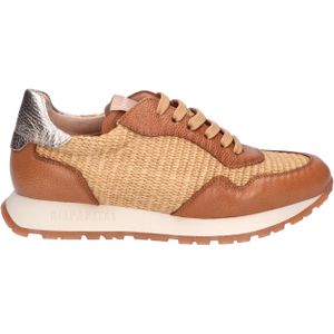 Hispanitas RHV254045 - Lage Sneaker - Bruin - Metallic en Leer
