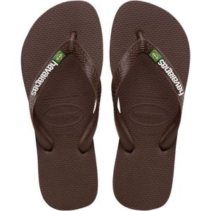Havaianas - Brasil Logo - Slipper - Dark Brown White