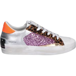 Crime London - Sk8 Deluxe Wedge - Lage Sneaker - Wit