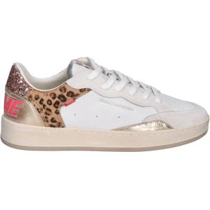 Crime London - Chelsea - Lage Sneaker - Pink Cheetah