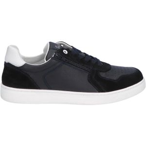 Sioux - Tertulio - Lage Sneaker - Blauw - H-Wijdte