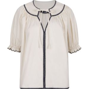 Ibana - Tuzy - Blouse - Creme - 100% Katoen