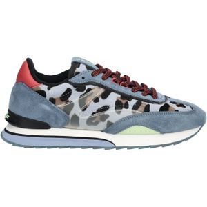 The Hoff Brand - Art - Sneakers - Blauw - Dames - Leopard Print