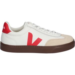 Veja - Small Volley - Leren Kindersneaker - Wit - SI2021012C