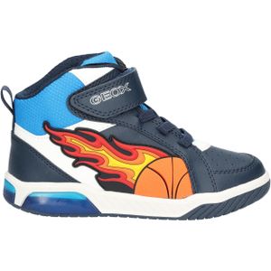 Geox - J569CC - Veterboot - Blauw - Met Lampjes - Voor Jongens