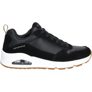Skechers - Street Uno - Lage Sneaker - Zwart