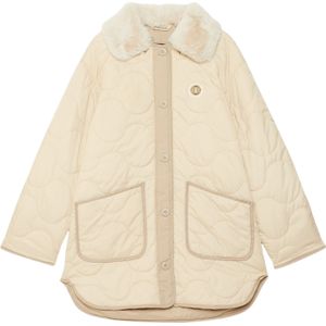 Ottod'Ame - OG6145 - Donsjack - Ecru - Midi Gewatteerd