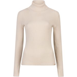 Ibana - Tamora Turtleneck - Katoenen Coltrui - Butter Cream