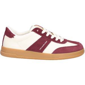 East Pacific Trade - Santos - Lage Sneaker - Offwhite - Bordeaux